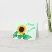 Zonnebloempitekaart Kaart (Voorkant)