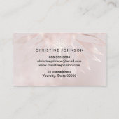 zonnebloempitekaart visitekaartje (Achterkant)