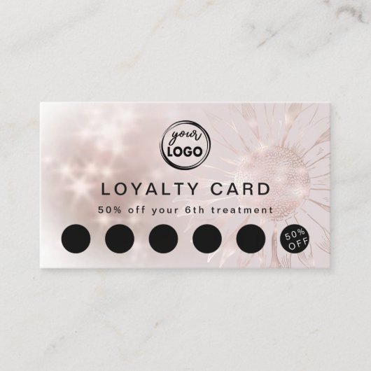 zonnebloempitekaart visitekaartje (Voorkant)