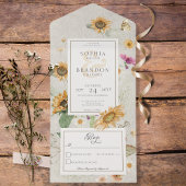  Zonnebloempitje geen avondeten All In One Uitnodiging