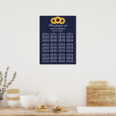 Zonnebloempitje Land Blauw Poster (Keuken)