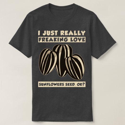 Zonnebloempitten 12 t-shirt (Design voorkant)