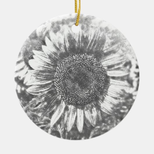 zonnebloempitten #1 - sierwerken keramisch ornament (Voorkant)