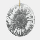 zonnebloempitten #1 - sierwerken keramisch ornament (Links)