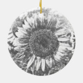 zonnebloempitten #1 - sierwerken keramisch ornament (Achterkant)