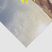 Zonnebloempitten, Beer Tissuepapier (Detail)