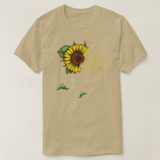Zonnebloempitten Bewaringstherapie Kostuum bij The T-shirt (Design voorkant)