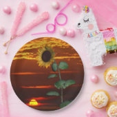 Zonnebloempitten, Borden Papieren Bordje (Feest)