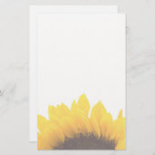 Zonnebloempitten Briefpapier (Voorkant / Achterkant)