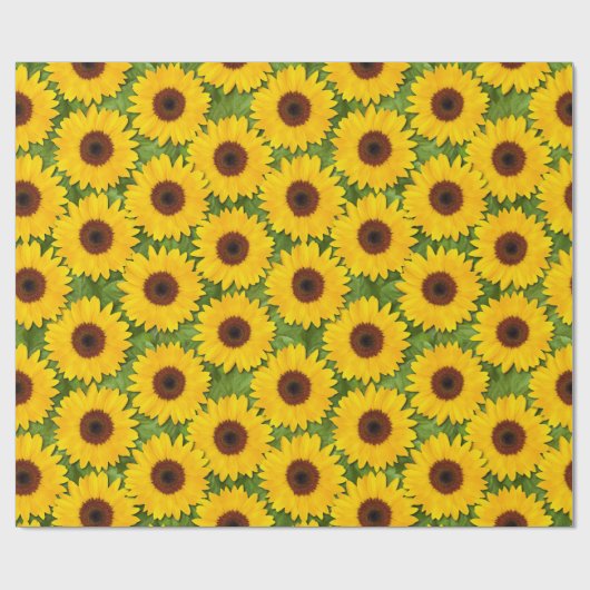 Zonnebloempitten Cadeaupapier (Vlak)