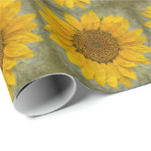 zonnebloempitten cadeaupapier (Rol Hoek)