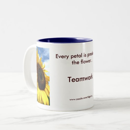 zonnebloempitten door mok van tdgallery (Voorkant links)