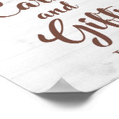 Zonnebloempitten en kinderwagens poster (Hoek)