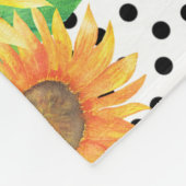 Zonnebloempitten Fleece Deken (Hoek)