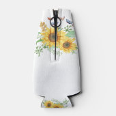 zonnebloempitten flesjeskoeler (Achterkant)