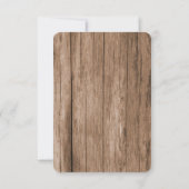 zonnebloempitten Geel en groen huwelijk RSVP Kaartje (Achterkant)