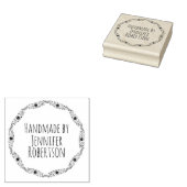  zonnebloempitten gemaakt door kunststempel rubberstempel (Gestempeld)