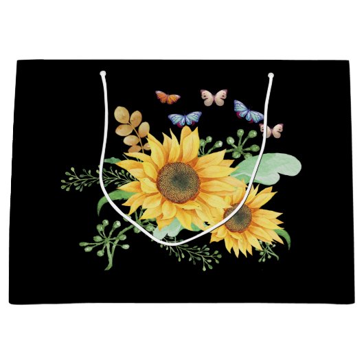 zonnebloempitten groot cadeauzakje (Voorkant)