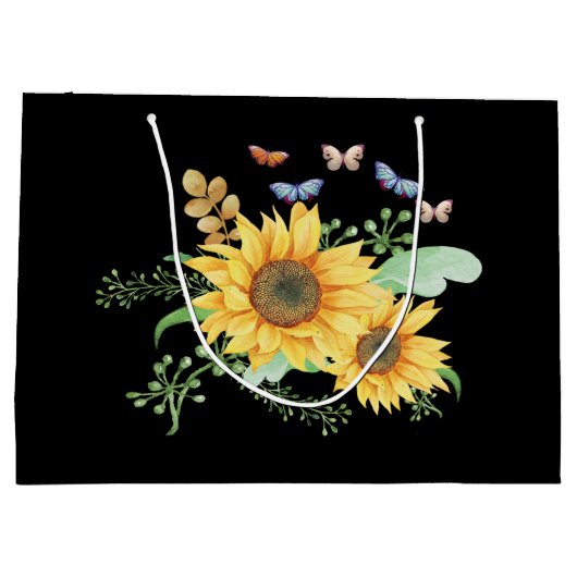 zonnebloempitten groot cadeauzakje (Achterkant)