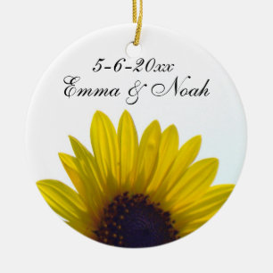 zonnebloempitten keramisch ornament