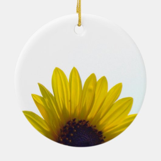  zonnebloempitten keramisch ornament (Achterkant)