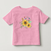 zonnebloempitten kinder shirts (Voorkant)