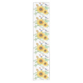 zonnebloempitten korte tafelloper (Voorkant)