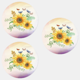 zonnebloempitten labels