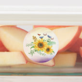 zonnebloempitten labels (Aangebracht)