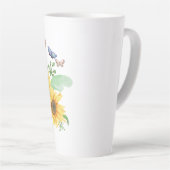 zonnebloempitten latte mok (Rechterhoek)