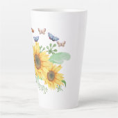 zonnebloempitten latte mok (Voorkant)