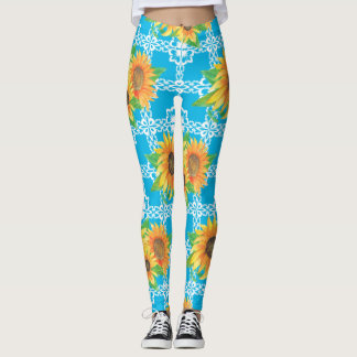 Zonnebloempitten Leggings