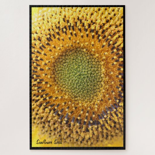 Zonnebloempitten Legpuzzel (Verticaal)