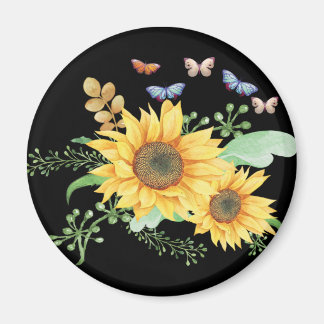 zonnebloempitten magneet