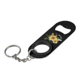 zonnebloempitten mini flessenopener (Voorkant Gekanteld)