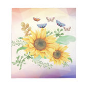 zonnebloempitten notitieblok (Voorkant)