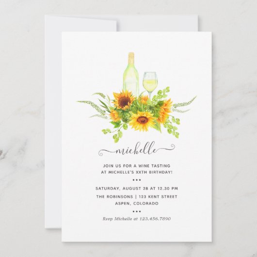 Zonnebloempitten op jaarbasis kaart (Voorkant)