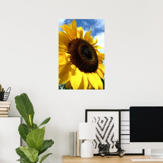 Zonnebloempitten op tdgalerij poster (Thuiskantoor)