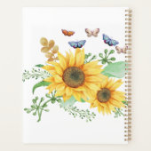 zonnebloempitten planner (Achterkant)