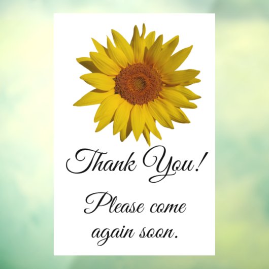  zonnebloempitten  raamsticker (Vel 3)