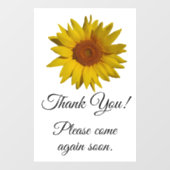 zonnebloempitten raamsticker (Vel)