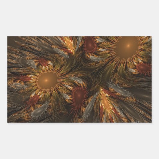 Zonnebloempitten Rechthoekige Sticker (Voorkant)