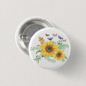 zonnebloempitten ronde button 3,2 cm (Voorkant /achterkant)