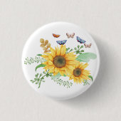 zonnebloempitten ronde button 3,2 cm (Voorkant)