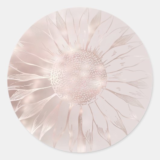 zonnebloempitten ronde sticker (Voorkant)