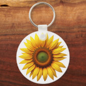 zonnebloempitten sleutelhanger (Achterkant)