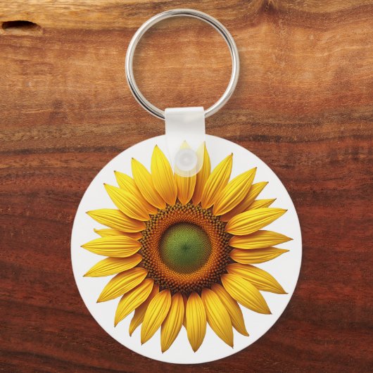 zonnebloempitten sleutelhanger (Achterkant)