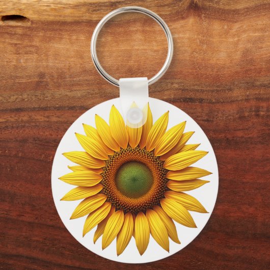 zonnebloempitten sleutelhanger (Voorkant)