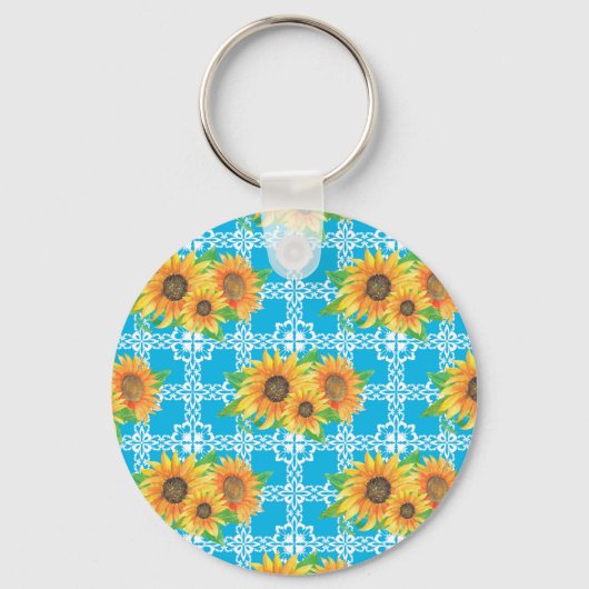 Zonnebloempitten Sleutelhanger (Voorkant)
