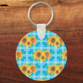 Zonnebloempitten Sleutelhanger (Voorkant)
